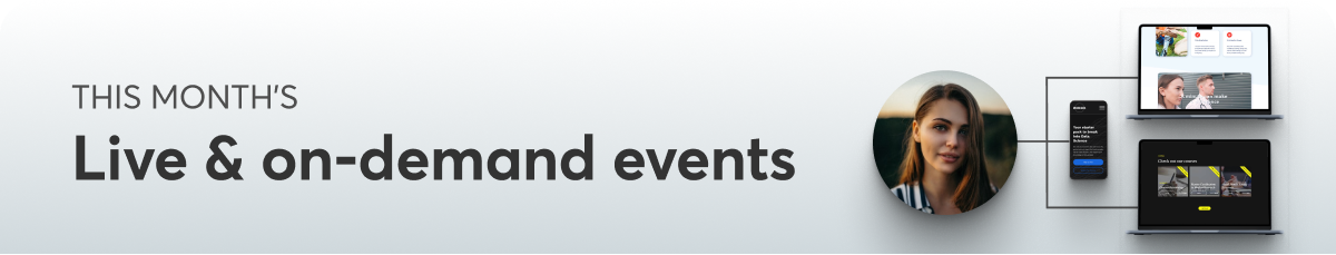 Live & on-demand events March 26